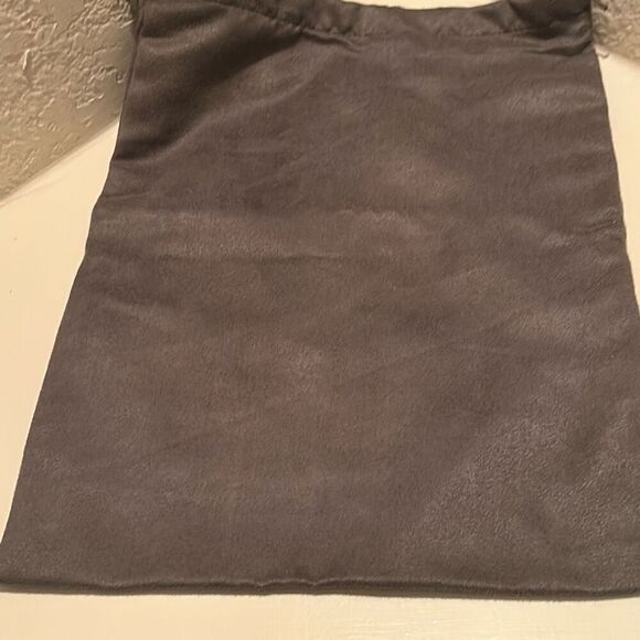 Tom Ford Medium Size Dustbag Cover Soft Suede Feel Charcoal Gray Storage Travel - Picture 4 of 8